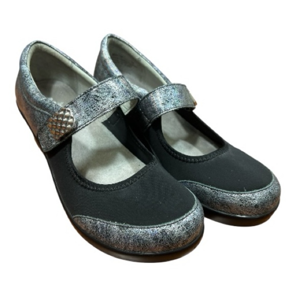 Alegria Sz 39/US 9 Mary Jane Maya Ice Ice Baby Dream Fit Leather Neoprene Black